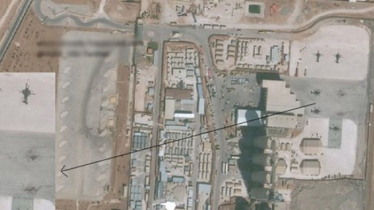 Suriye'deki ABD üssü uydudan fotoğraflandı!