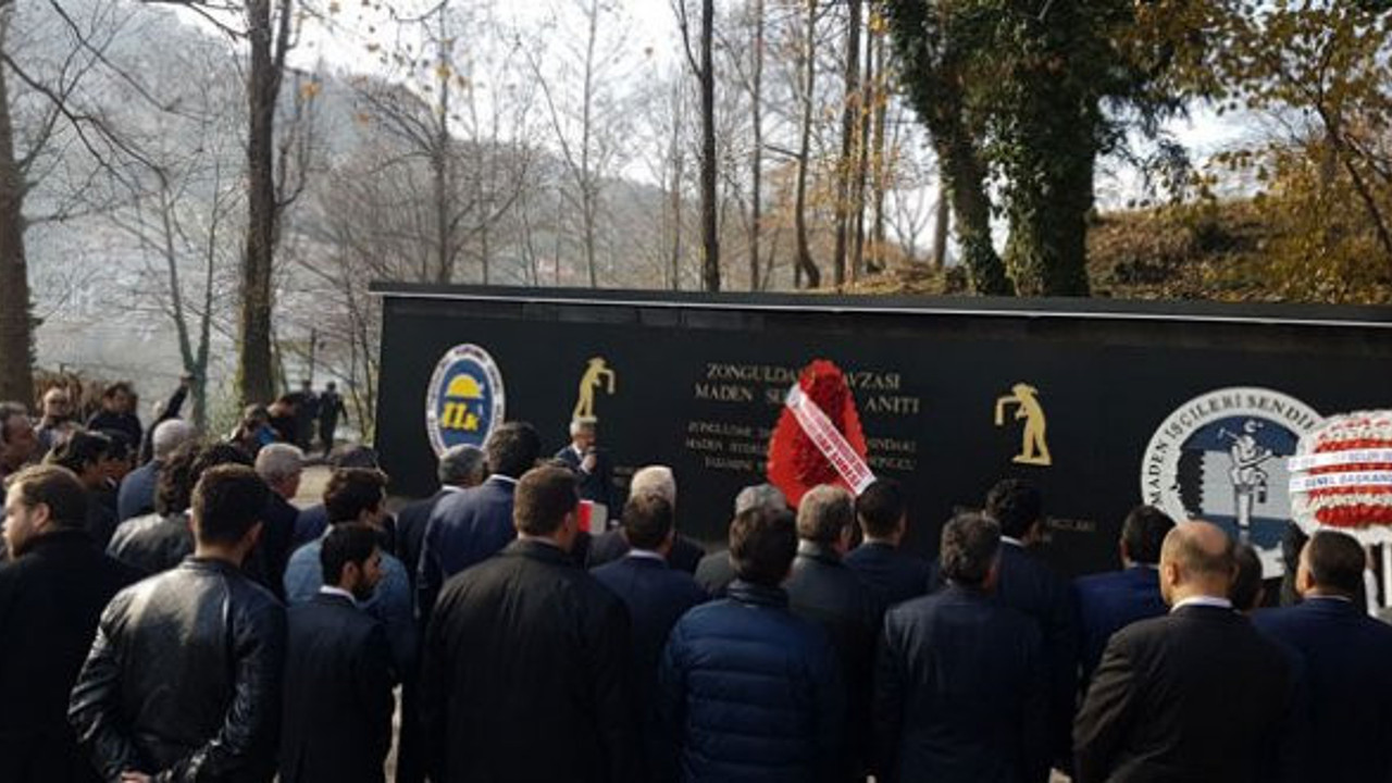 İYİ Parti Zonguldak'ta madencilerle bir araya geldi