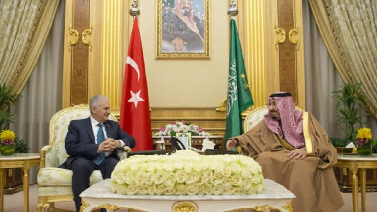 Yıldırım Suudi Arabistan Kralı Selman ile görüştü
