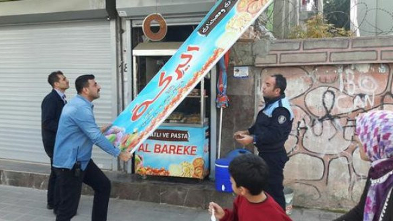 Arapça tabelalar kaldırılıyor