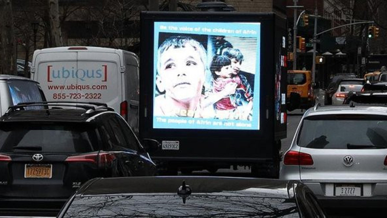 New York sokaklarında Afrin yalanı