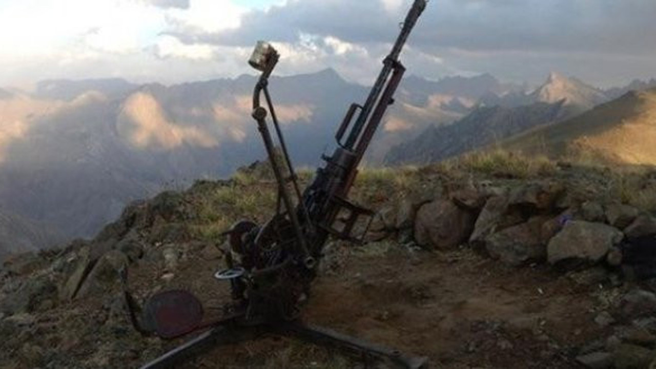 PKK'ya ait uçaksavar ele geçirildi