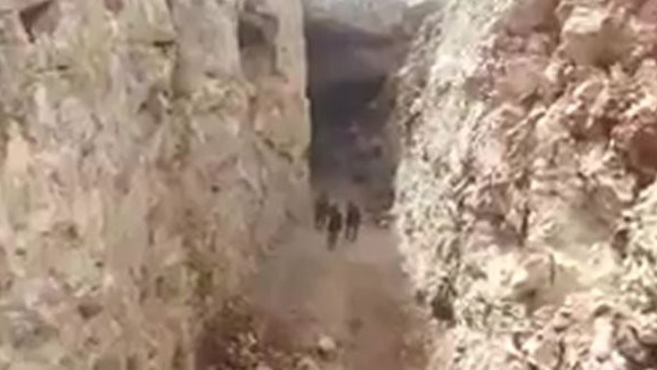 Teröristin çukurları mağaraya açılıyor