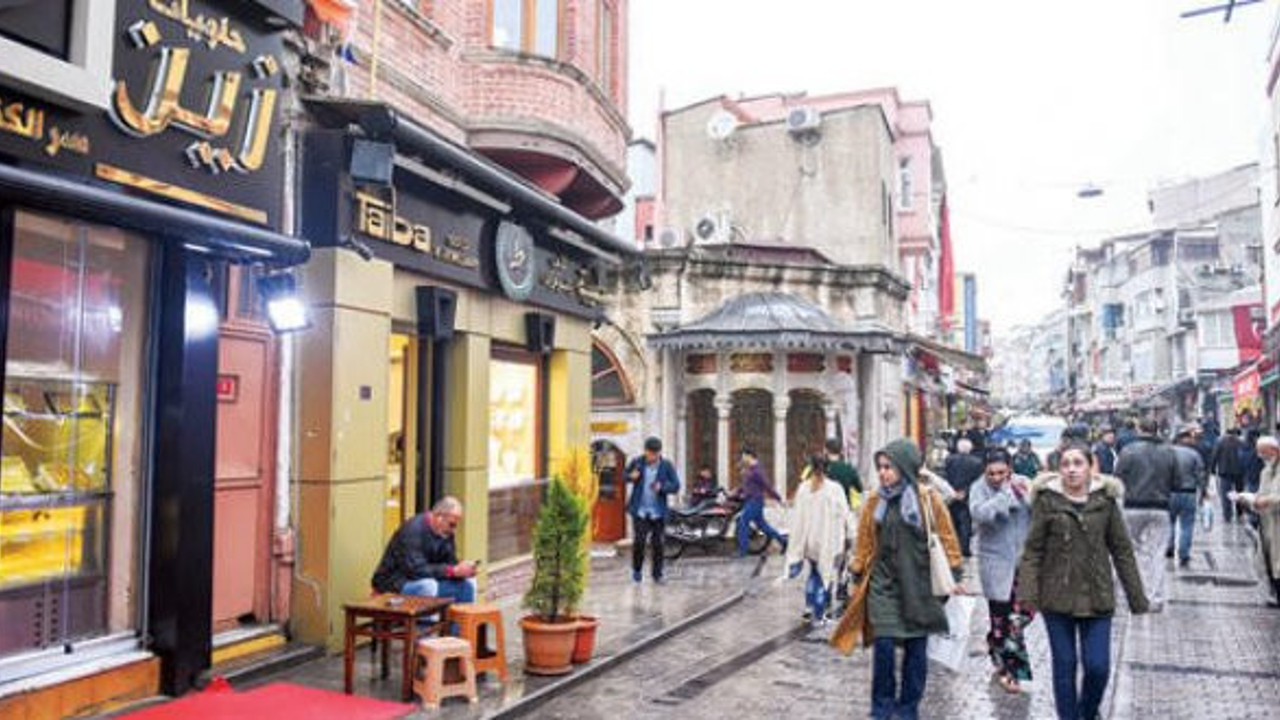 İstanbul Fatih'te Suriyeli çarşısı
