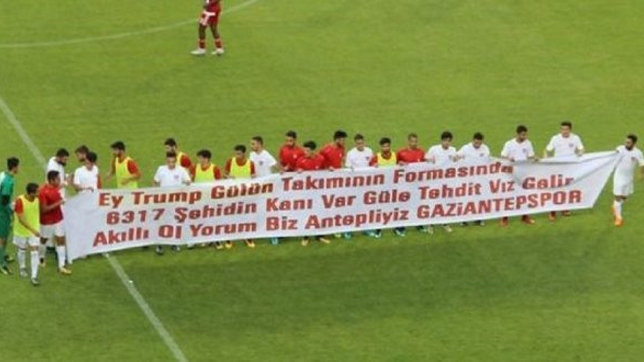 Gaziantepsporlu futbolculardan Trump’a tepki