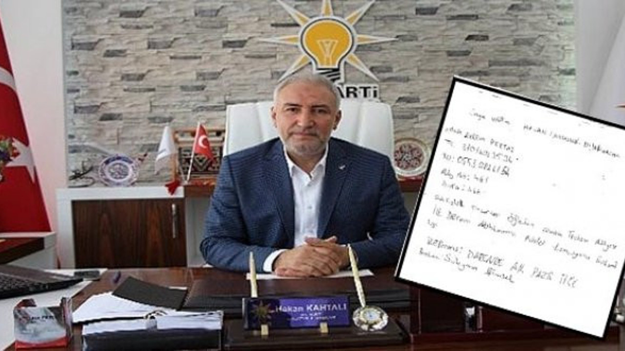 AKP’li ilçe başkanı torpil faksını yanlışlıkla CHP’li vekile attı