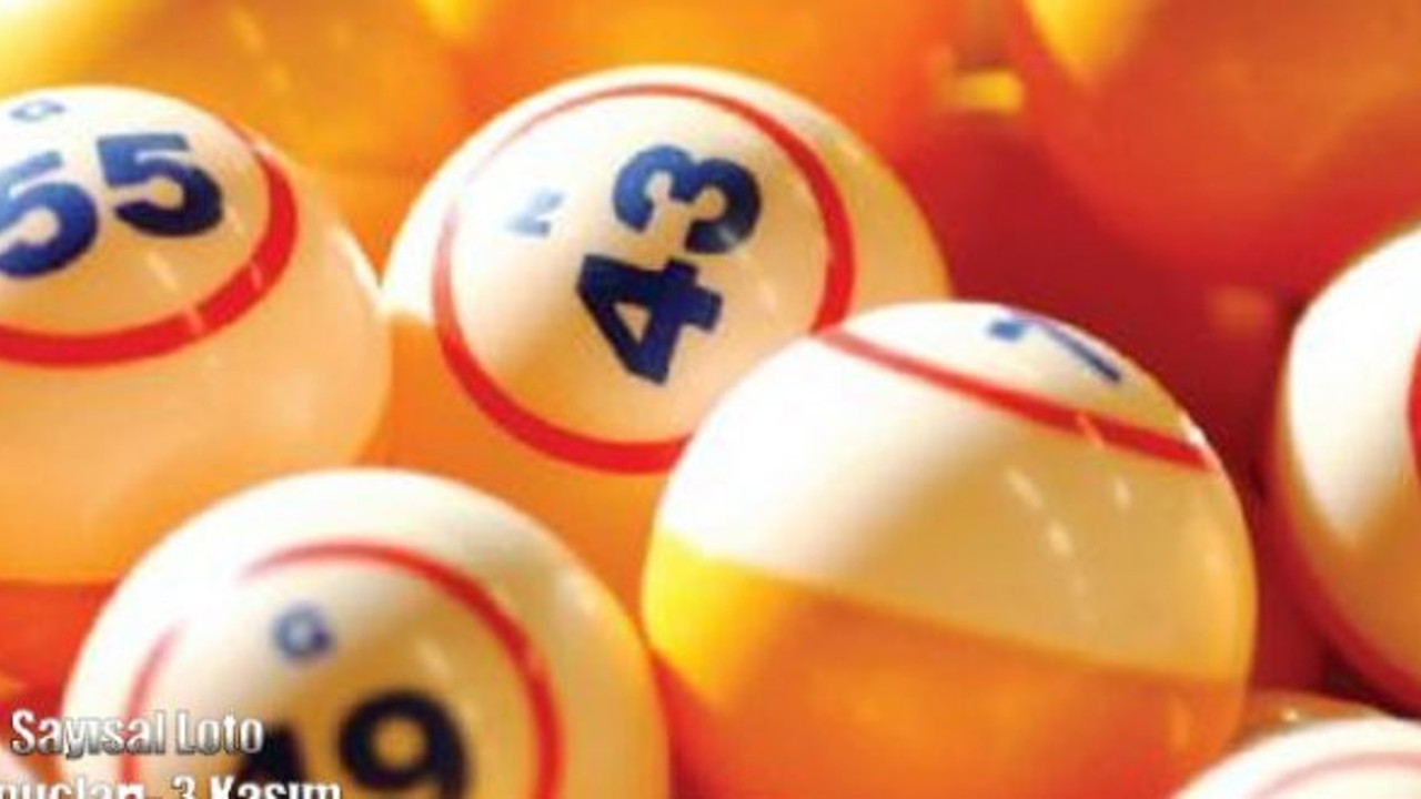 Sayısal Loto sonuçları 3 kasım