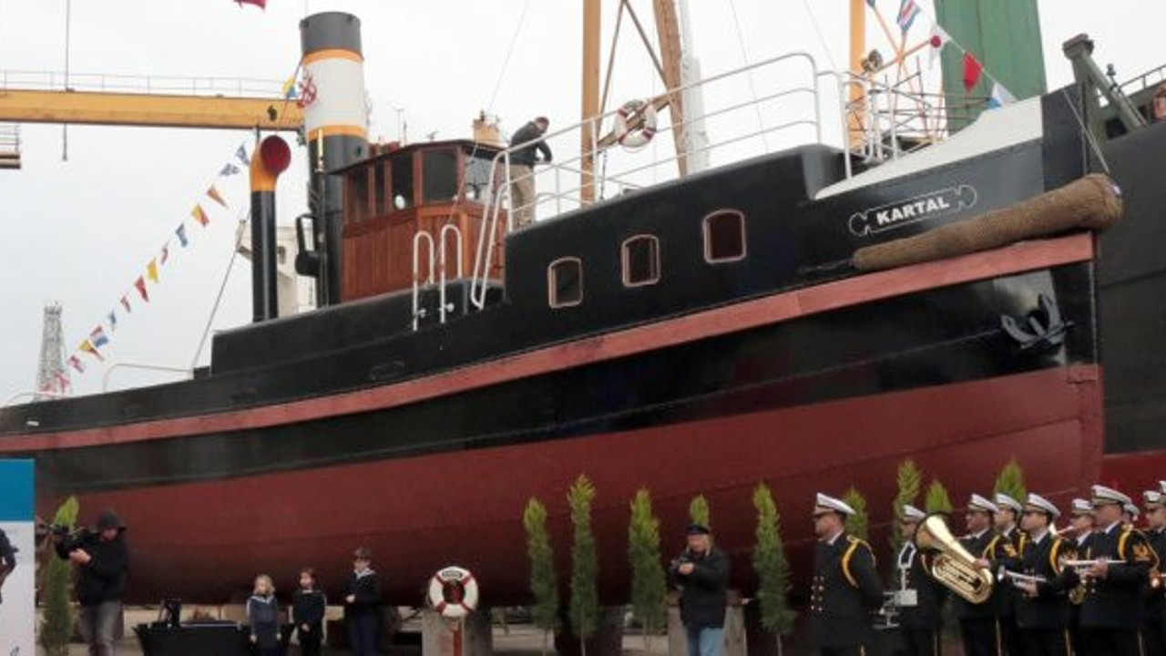 Kartal istimbotu törenle Deniz Kuvvetleri'ne teslim edildi