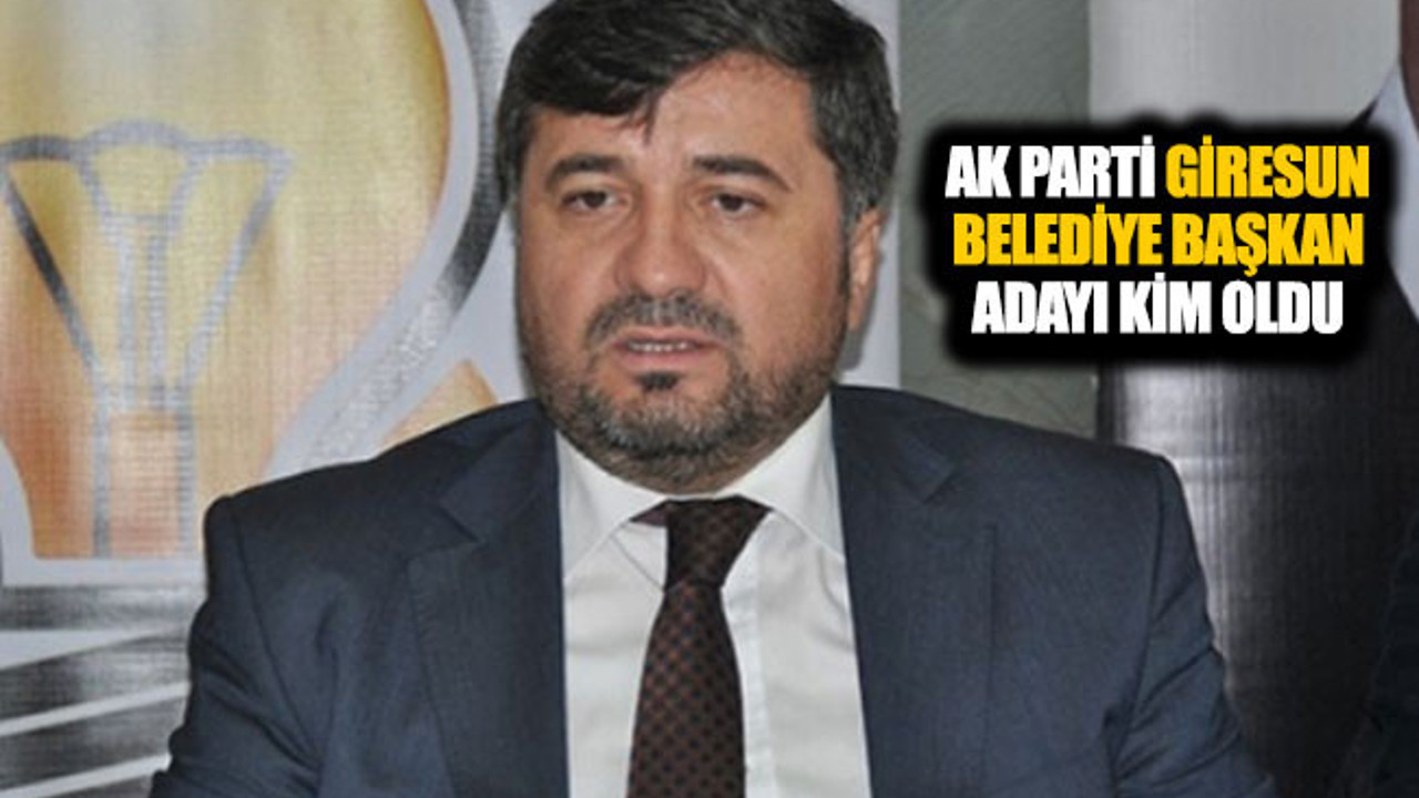 AK Parti Giresun belediye başkan adayı Aytekin Şenlikoğlu kimdir