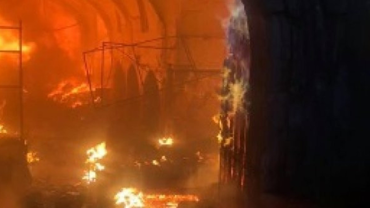 Osmanlı tarihi Kayseri Çarşısı kül oldu!