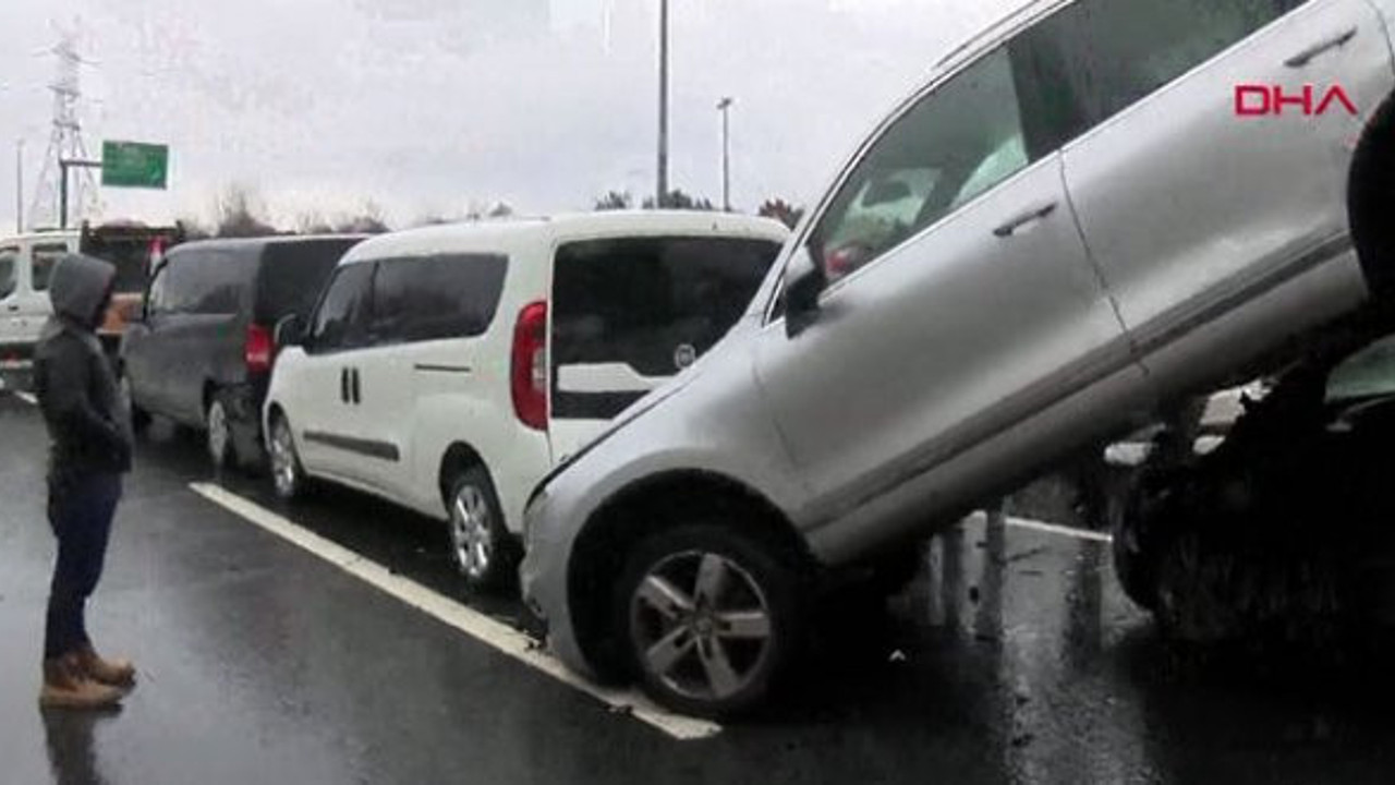 TEM'de zincirleme kaza (30 Kasım 2018)