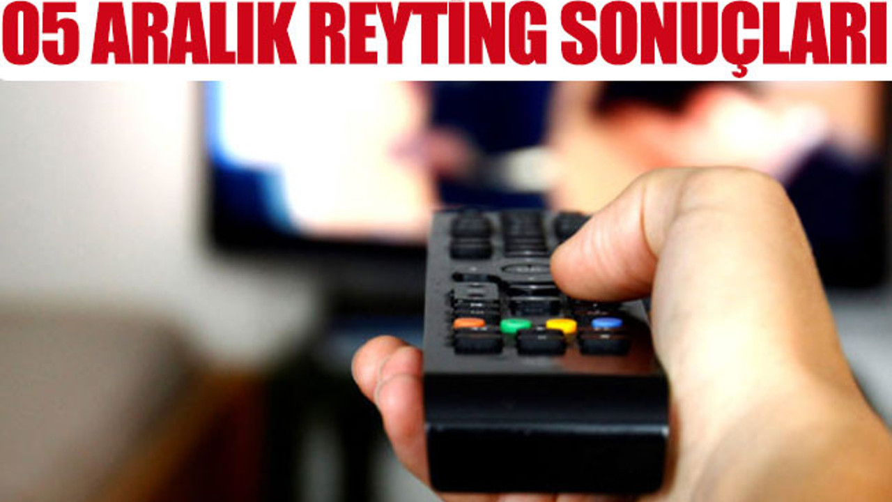5 Aralık 2018 Çarşamba reyting sonuçları açıklandı