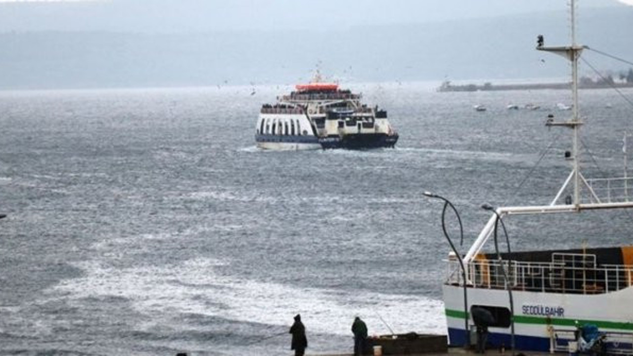 Deniz ulaşımına fırtına engeli (18 Aralık 2018)
