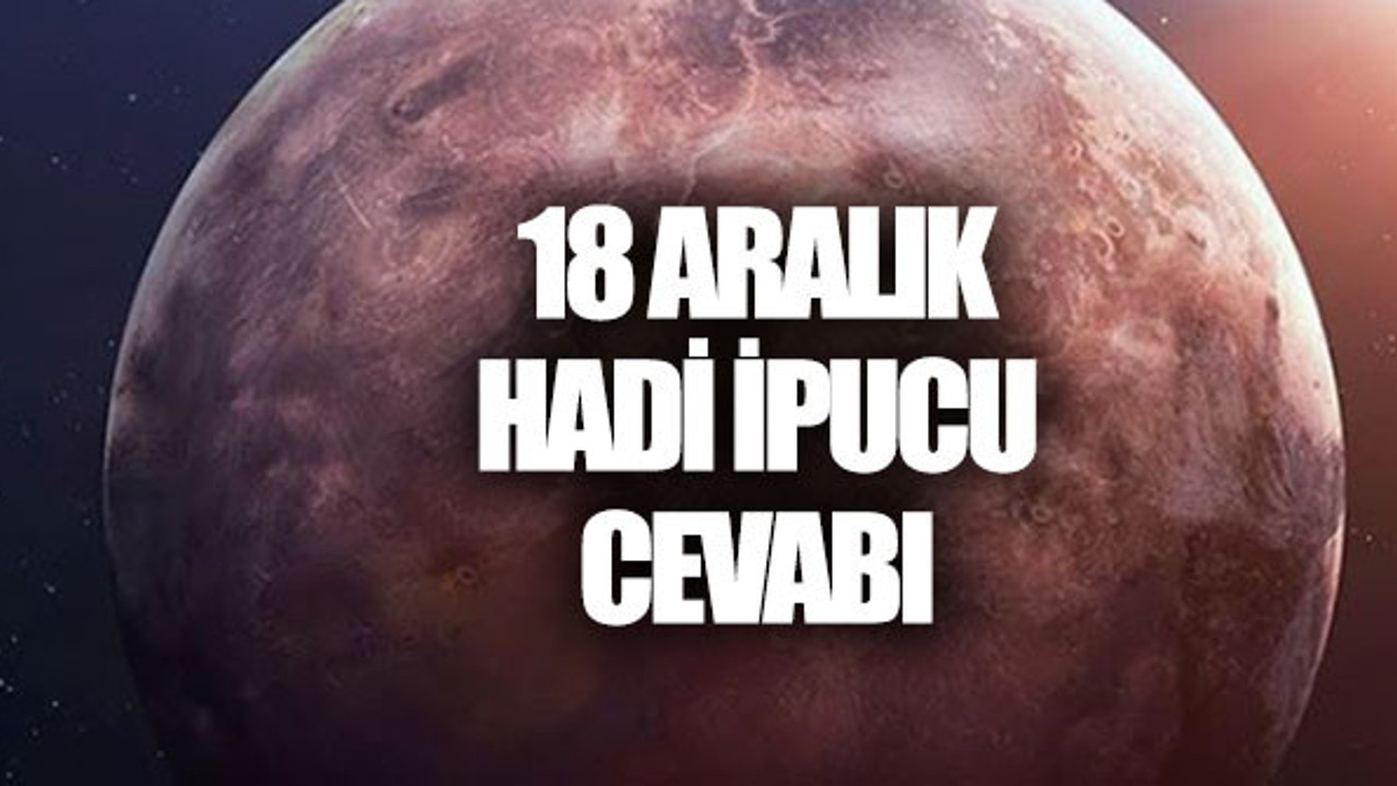 Rumi Krateri nerededir? Hadi İpucu Cevabı