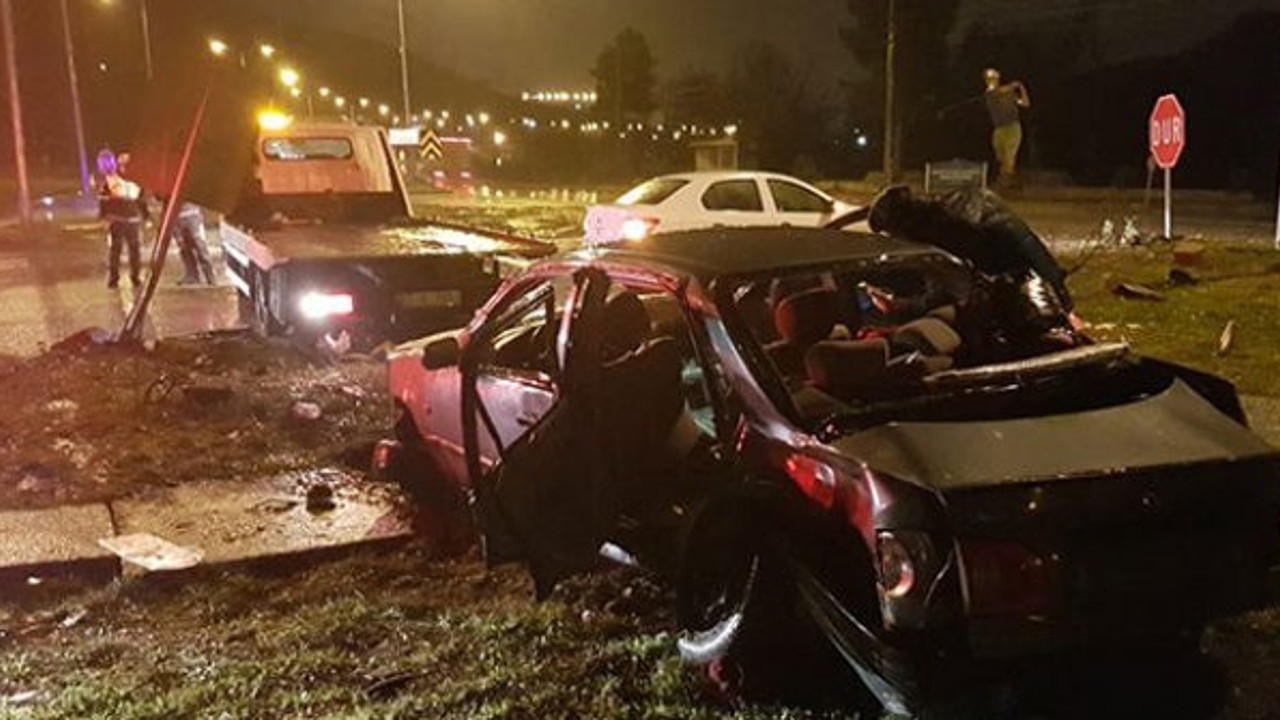 Samsun'da kaza 1 ölü,7 yaralı