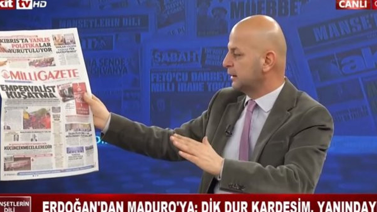 Akit TV sunucusundan ilginç yorum: "Maduro'yu gönderirlerse Erdoğan'ı paketlerler"