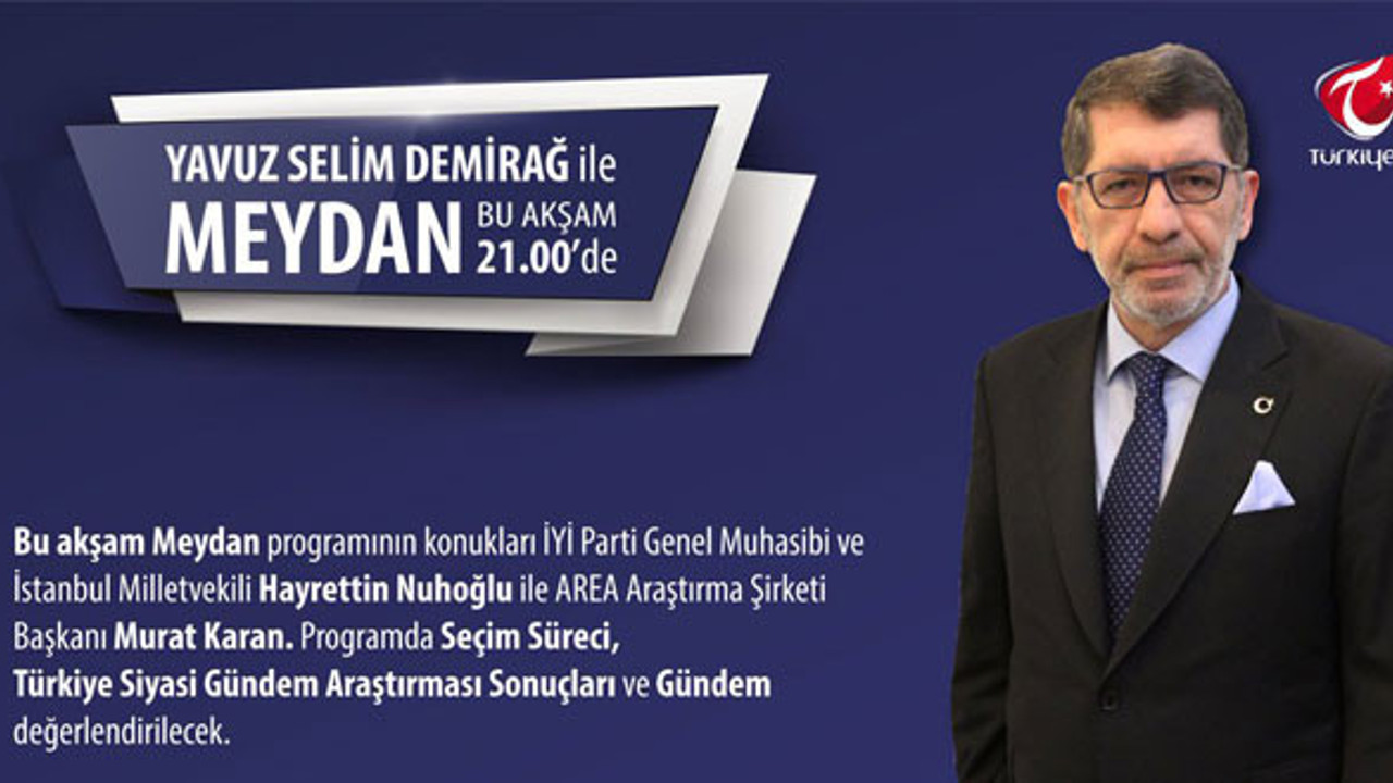 Hayrettin Nuhoğlu, Demirağ'a konuk oluyor