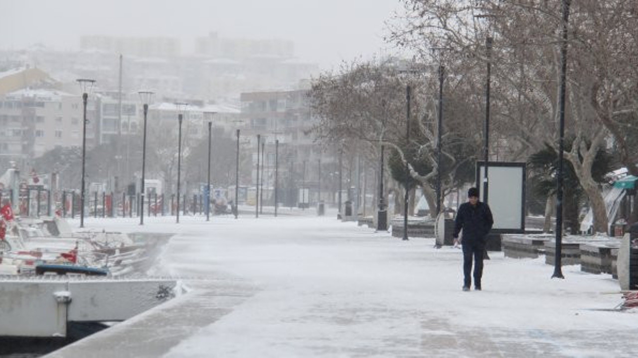 Çanakkale'de okullar tatil edildi