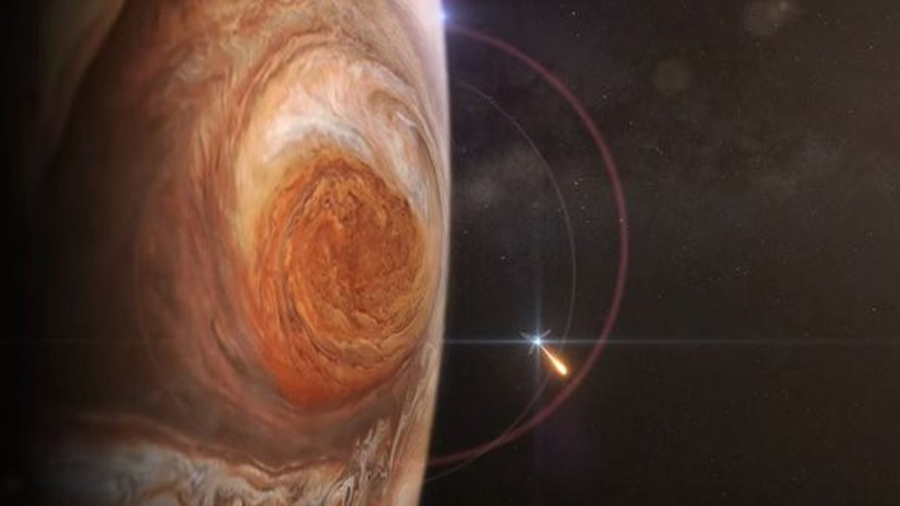 Jüpiter'in 'Büyük Kırmızı Leke'si fotoğraflandı