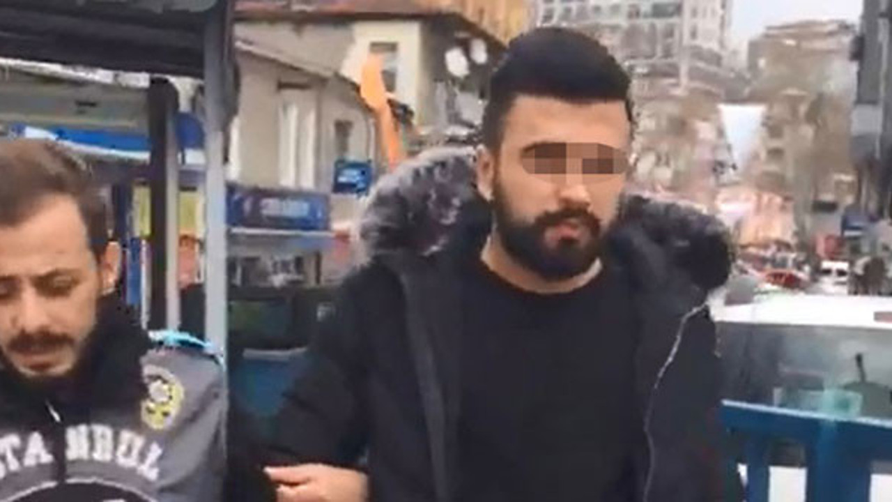 Trafik magandası gözaltına alındı