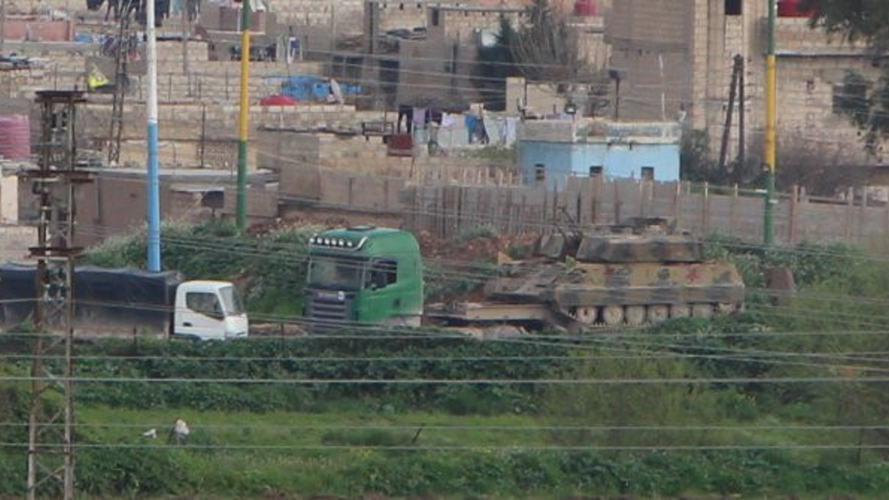 YPG'li teröristlerin Suriye'deki konvoyu görüntülendi