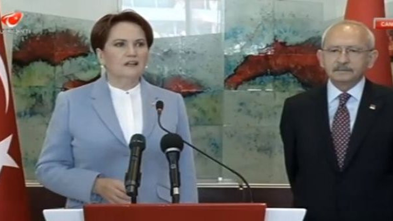 Akşener ve Kılıçdaroğlu'ndan ortak açıklama!