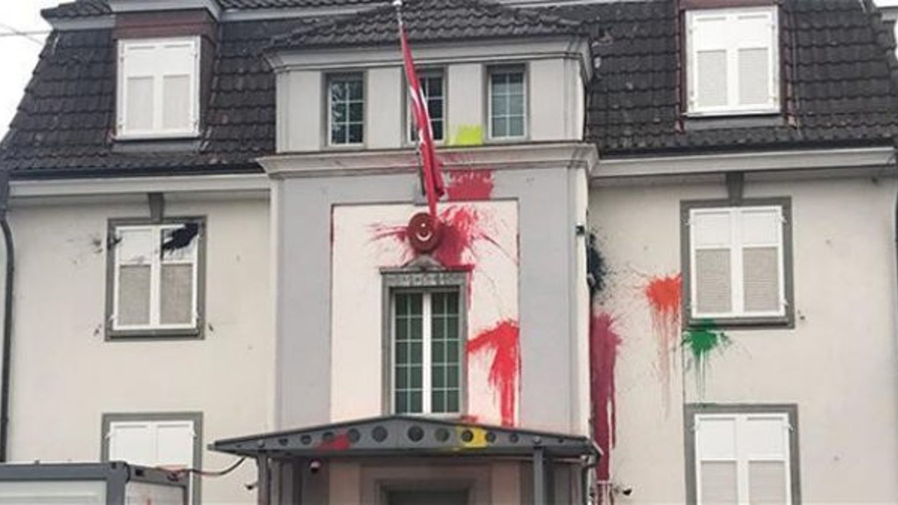 Türkiye’nin Zürih Başkonsolosluğu’na molotoflu saldırı