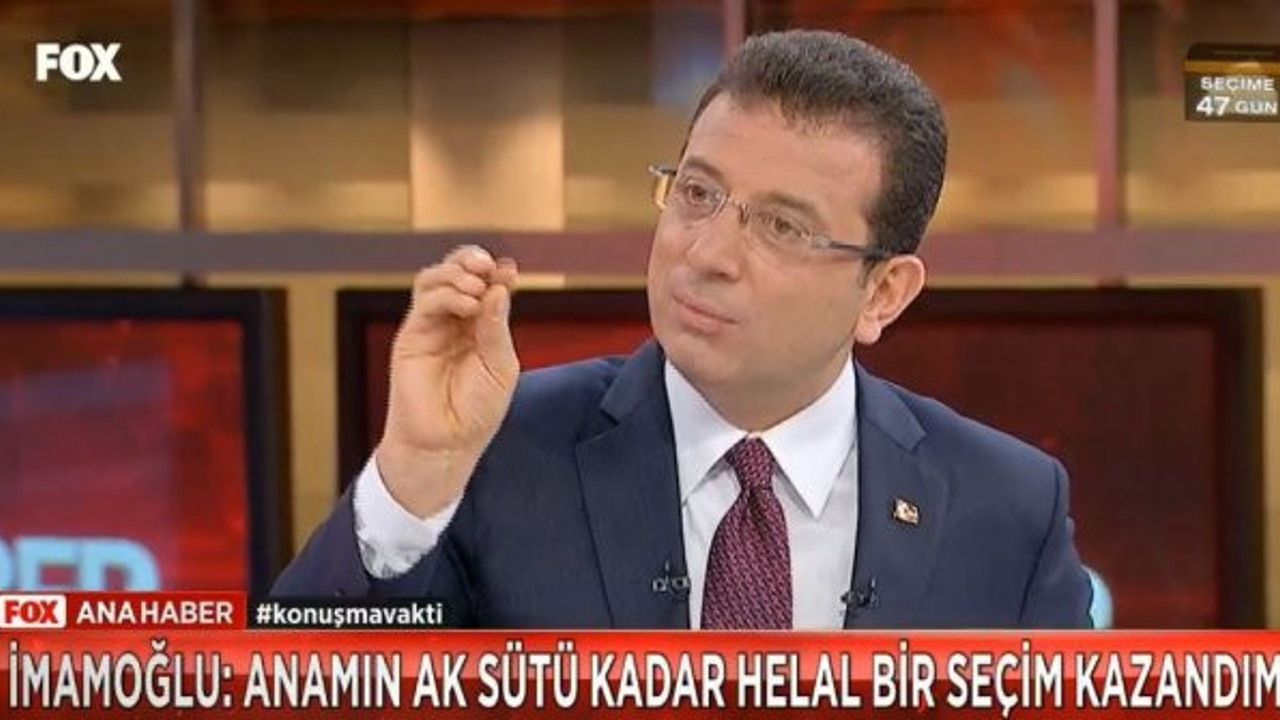 Ekrem İmamoğlu "YSK üyeleri emeğimi çaldı"