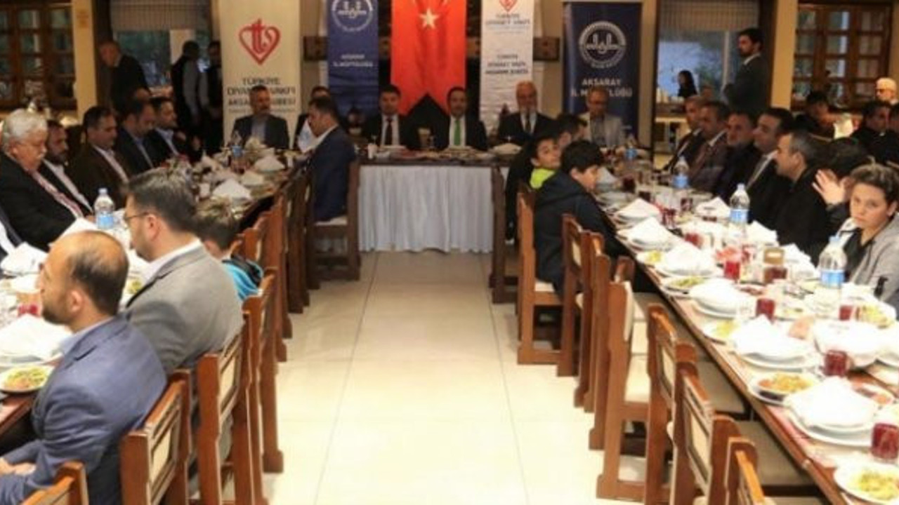 Müftülükten tepki çeken iftar programı