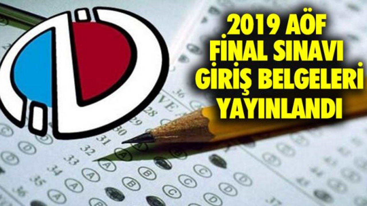 AÖF sınav giriş yerleri açıklandı mı? AÖF sınav giriş belgeleri sorgulama