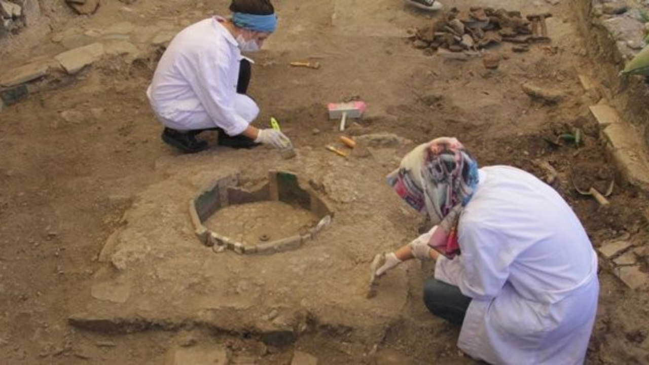 Sur'daki Amida Höyük'te arkeolojik kazı