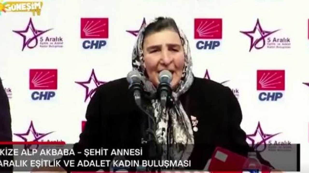 Erdoğan'dan şehit anasına dava!