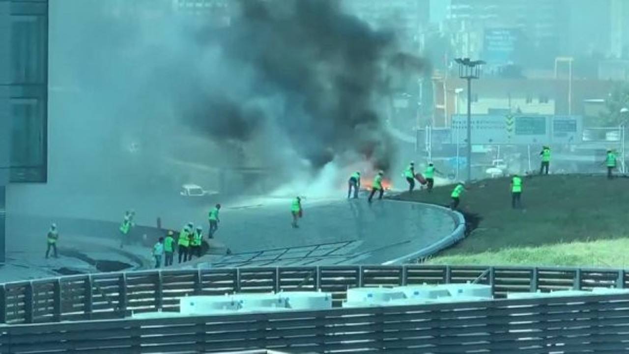 İstanbul'da korkutan yangın (05 Temmuz 2019)