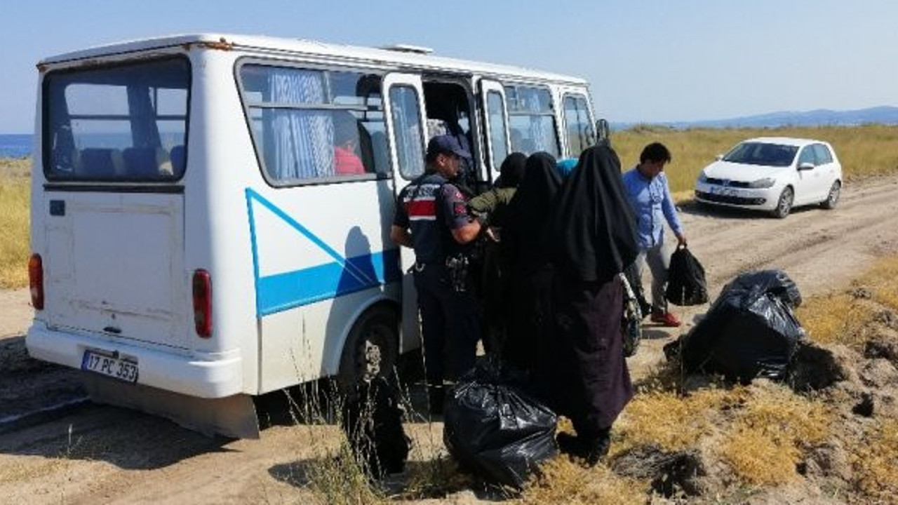 Çanakkale'de 73 kaçak göçmen yakalandı