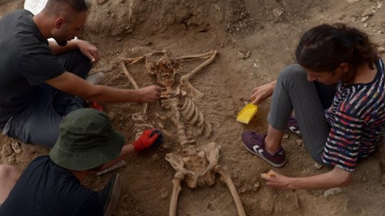 Sinop'ta arkeologları şaşırtan 'keyfine düşkün' iskelet