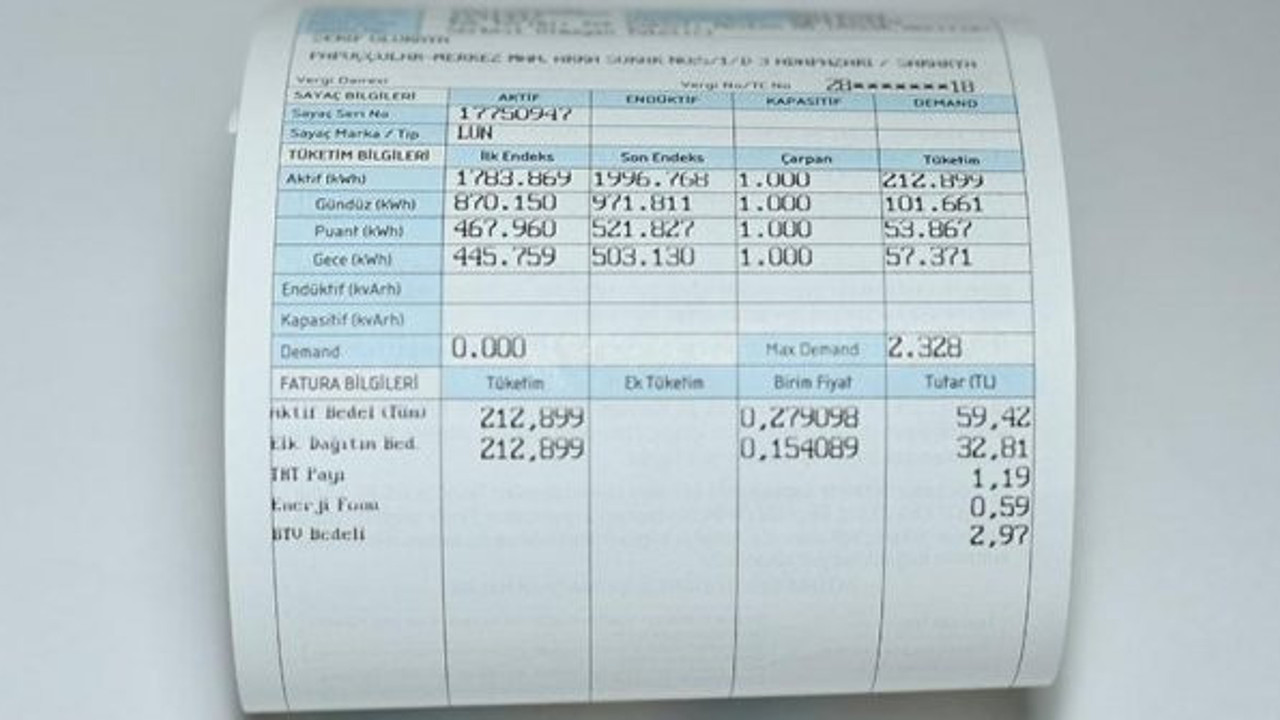 Elektrik faturalarında şeffaflık kalkıyor!