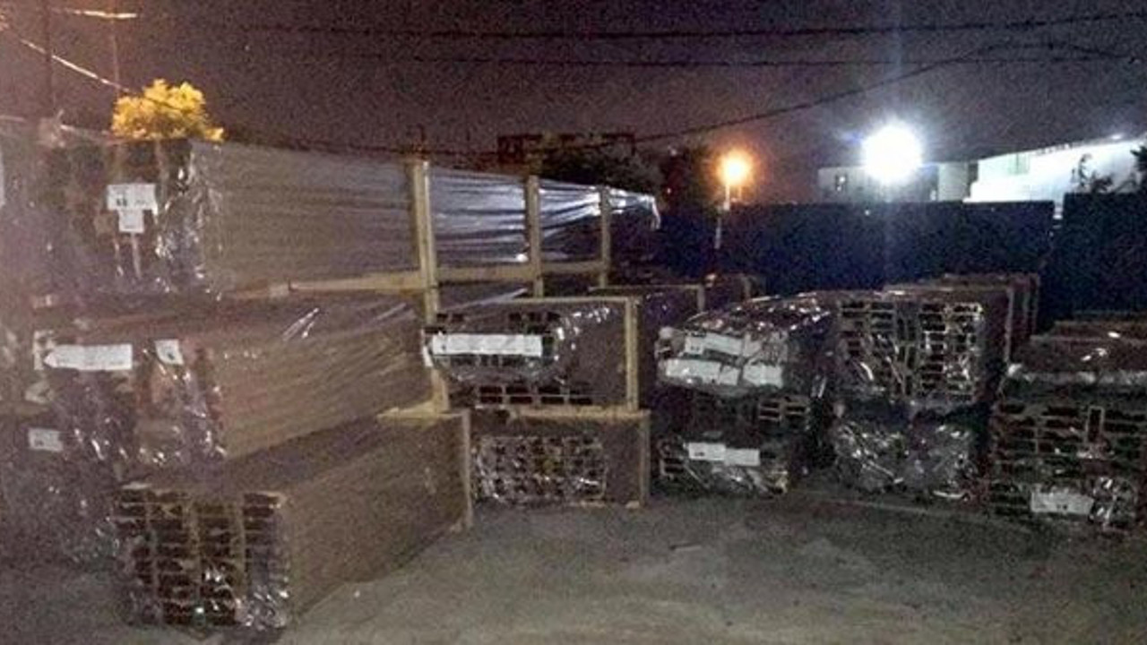 15 ton çalıntı alüminyum İstanbul'a bulundu