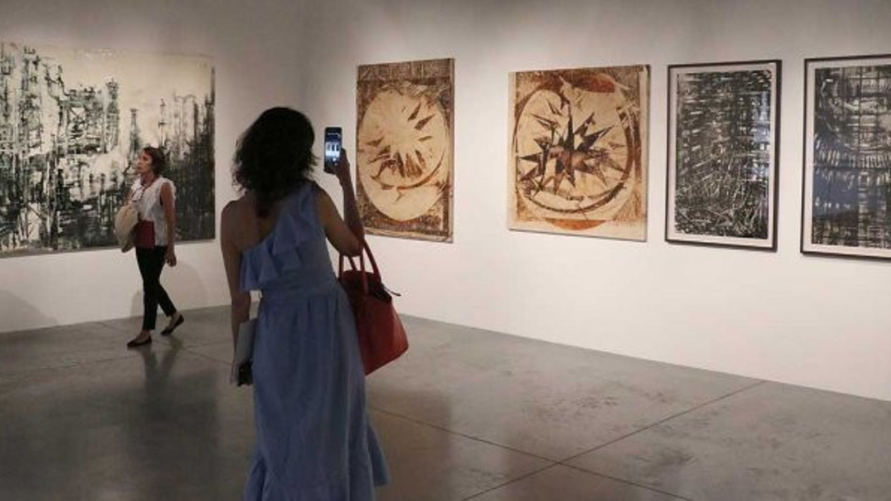 Canan Tolon sergisinde çocuklara yönelik atölye