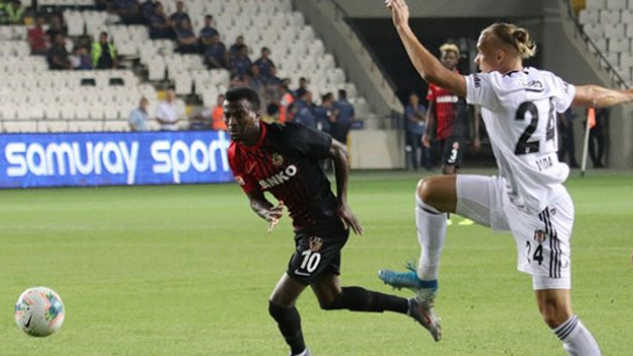 Gazişehir Gaziantep-Beşiktaş: 3-2 (Maçın özeti)