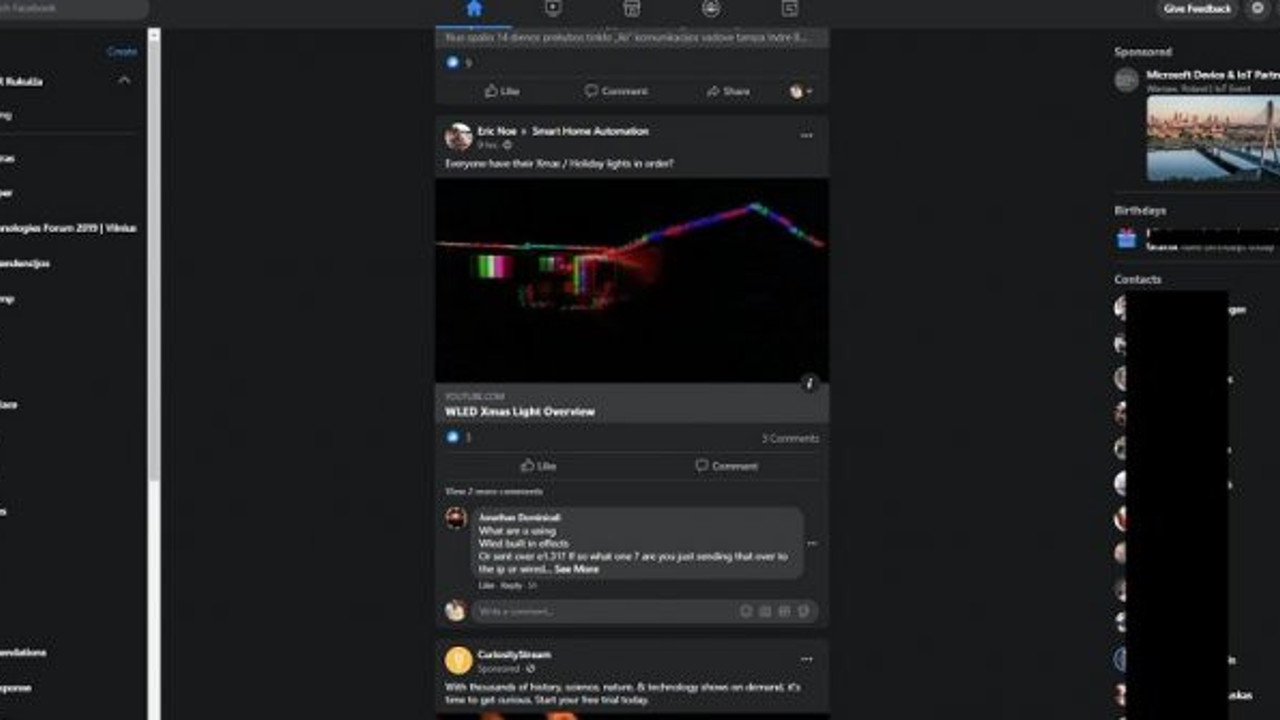 Facebook karanlık mod ile daha düzenli hale geliyor!