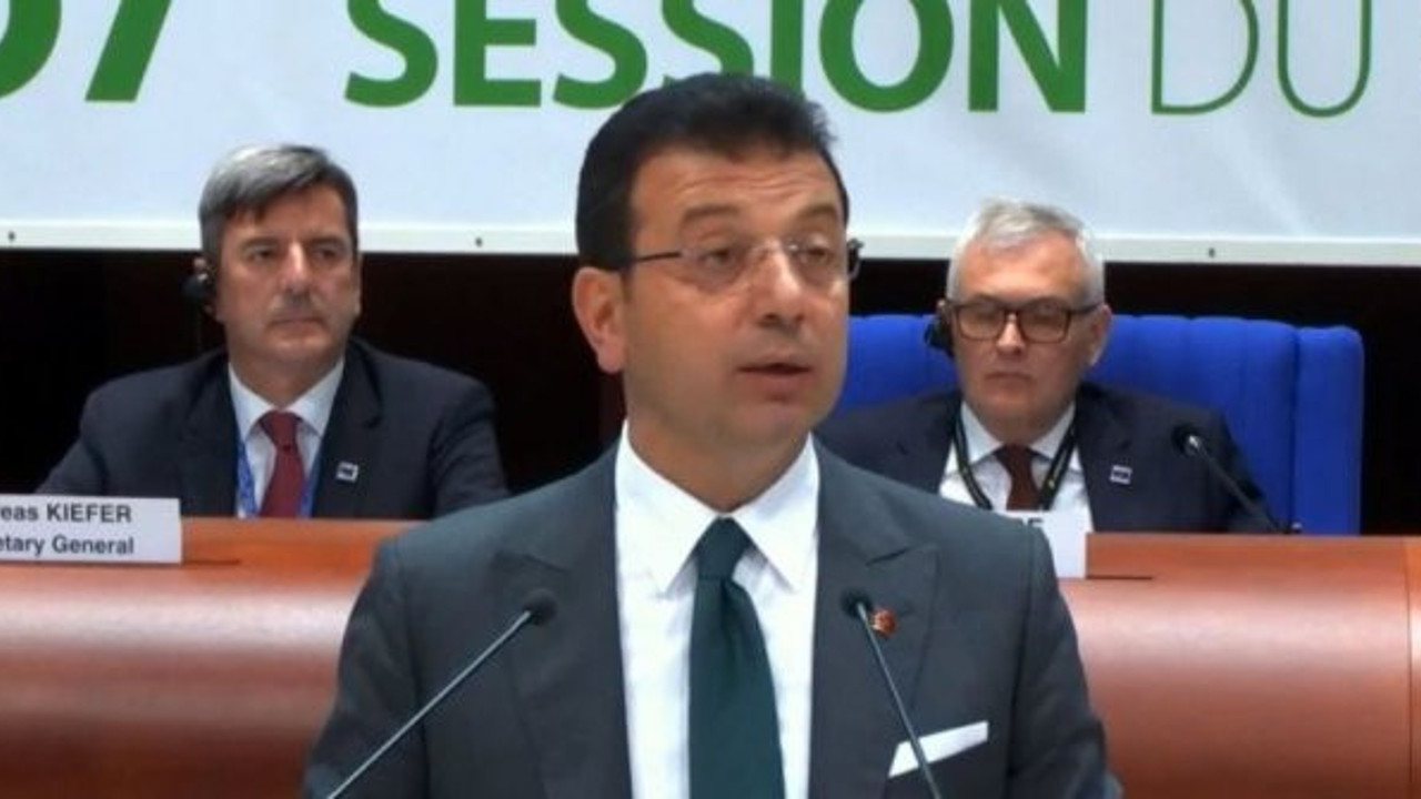 İmamoğlu Avrupa Konseyi'nde Barış Pınarı'nı savundu