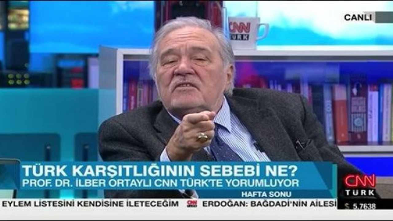 İlber Ortaylı, Atatürk düşmanı fesliye fena giydirdi