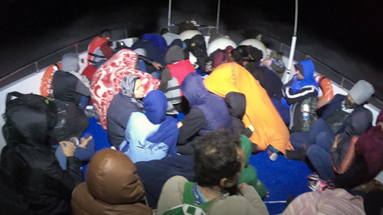 40'ı çocuk, 84 kaçak göçmen yakalandı