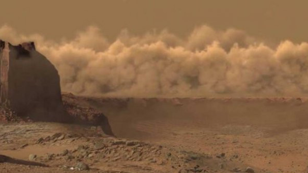 "Kum fırtınaları kızıl gezegen'deki su buharının kaybolmasına neden olabilir"