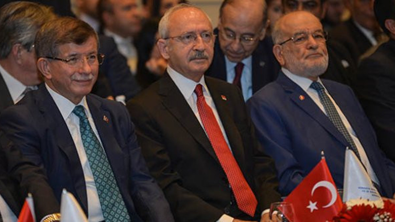 Kılıçdaroğlu, Karamollaoğlu ve Davutoğlu bir araya geldi