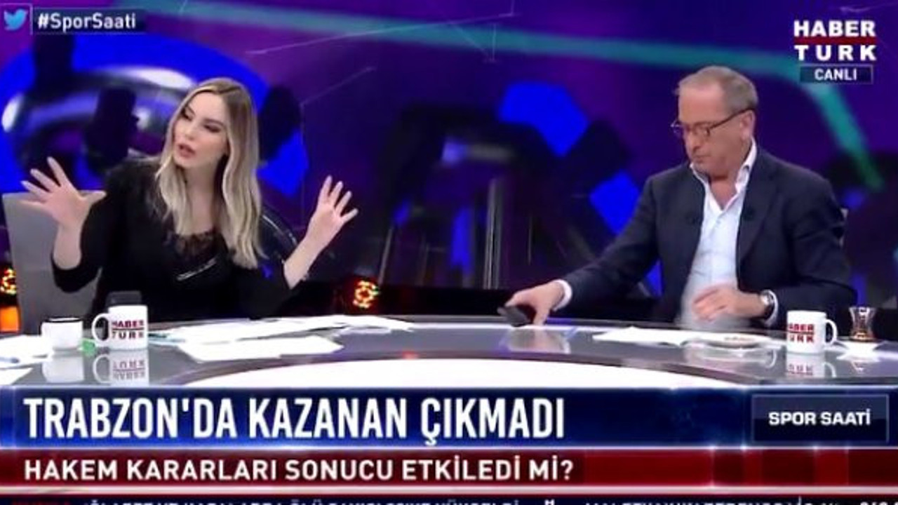 Fatih Altaylı, Hande Sarıoğlu ile tartıştı, yayını terk etti