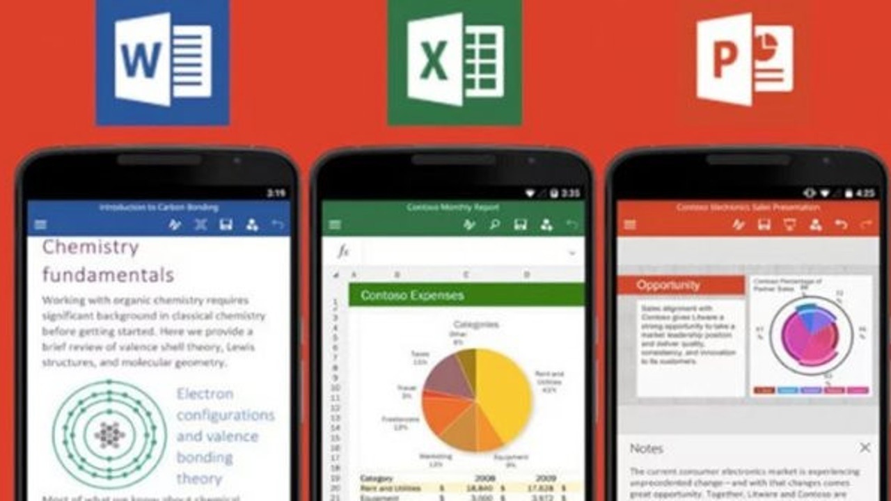 Mobil Office uygulamalarının tasarımı değişiyor