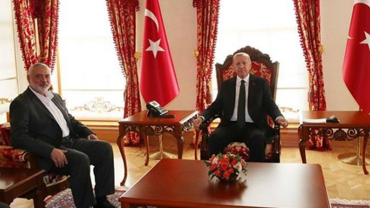 Erdoğan, İsmail Haniye ile görüştü