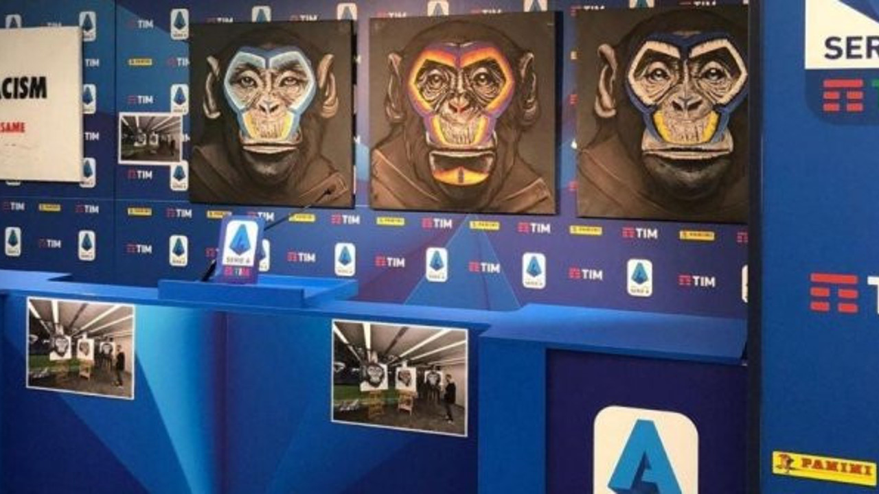 İtalya'da ırkçılığa karşı maymunlu kampanya!