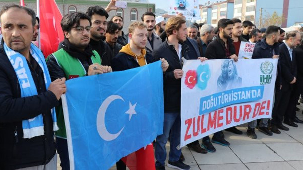 Doğu Türkistan için ‘sessiz çığlık’ eylemi